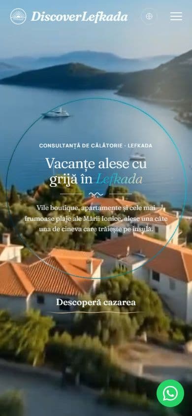 Discover Lefkada on mobile
