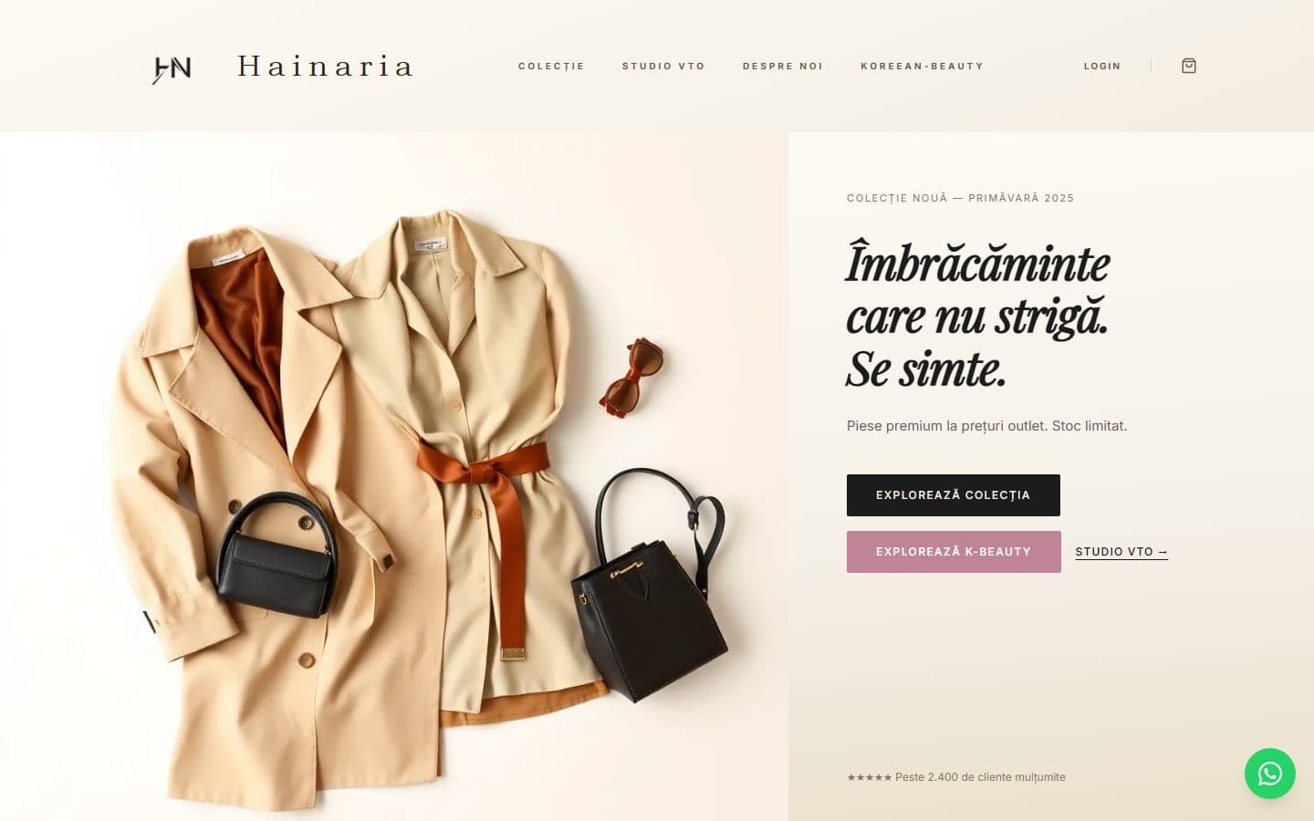 Hainaria on desktop
