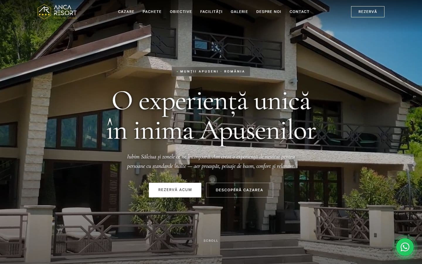 Anca Resort on desktop